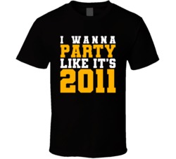 I Wanna Party Like Its 2011 Boston Hockey Champions T Shirt