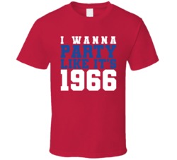 I Wanna Party Like Its 1966 Montreal Hockey Champions T Shirt