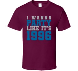 I Wanna Party Like Its 1996 Colorado Hockey Champions T Shirt