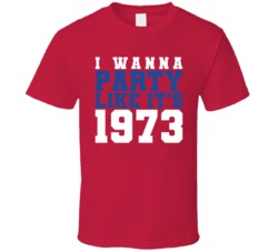 I Wanna Party Like Its 1973 Montreal Hockey Champions T Shirt