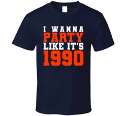 I Wanna Party Like Its 1990 Edmonton Hockey Champions T Shirt