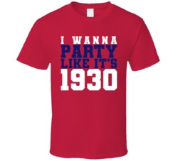 I Wanna Party Like Its 1930 Montreal Hockey Champions T Shirt