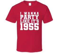 I Wanna Party Like Its 1955 Detroit Hockey Champions T Shirt