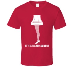 It's A Major Award A Christmas Story Leg Lamp Funny T Shirt