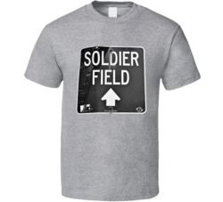 Soldier Field Sign Chicago Football T Shirt