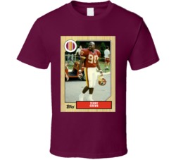Terry Crews Washington Football Trading Card T Shirt