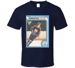 Wayne Gretzky Edmonton Hockey Legend Trading Card T Shirt