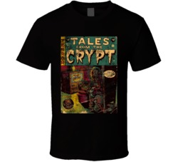 Tales From The Crypt Comic Book Cover No 46 Worn Look T Shirt