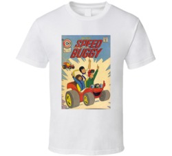 All New Speed Buggy 70s Tv Cartoon Series Comic Book Cover T Shirt