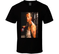 Bruce Willis Die Hard Christmas Movie T Shirt