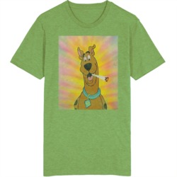 Scooby Doo Smoking Blunt Funny Weed Grunge T Shirt