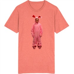 Ralphie Christmas Story Bunny Outfit T Shirt