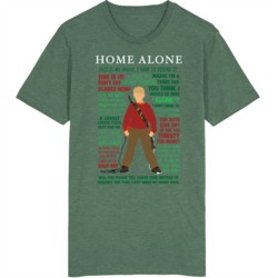 Home Alone Movie Quotes Poster Christmas T Shirt