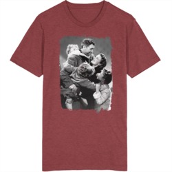 Its A Wonderful Life Retro Grunge Christmas Movie T Shirt