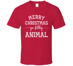 Merry Christmas Ya Filthy Animal Home Alone Christmas T Shirt