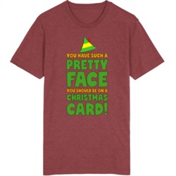 You Should Be On A Christmas Card Elf Christmas T Shirt