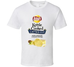 Lay's Kettle Cooked Lattice Cut Aged Cheddar And Black Pepper Potato C