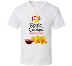 Lay's Kettle Cooked Mesquite Bbq Potato Chips Bag Costume T Shirt