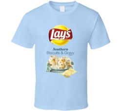 Lay's Southern Biscuit And Gravy Potato Chips Bag Costume T Shirt