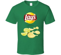 Lay's Limon Potato Chips Bag Costume T Shirt