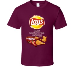 Lay's Sweet Southern Heat Barbecue Potato Chips Bag Costume T Shirt