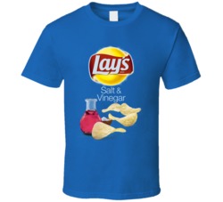 Lay's Salt And Vinegar Potato Chips Bag Costume T Shirt