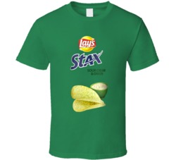 Lay's Stax Sour Cream And Onion Potato Chips Can Costume T Shirt