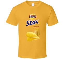 Lay's Stax Cheddar Potato Chips Can Costume T Shirt