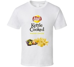 Lay's Kettle Cooked Wasabi Ginger Potato Chips Bag Costume T Shirt