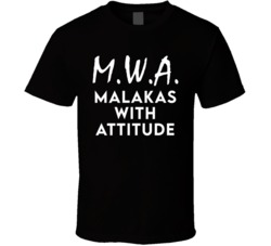Mwa Malakas With Attitude Greek Slang Funny T Shirt