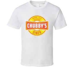 Chubby's Diner Milkshakes Burgers Fries Fast Food Foodie Fan T Shirt