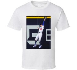 Mookie Betts Catch At The Wall Game 6 Los Angeles Baseball Fan T Shirt