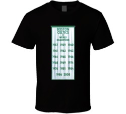 Boston Basketball 17 Times World Champion Titles Legendary Team T Shir