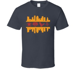 Houston City All Professional Sports Teams Super Fan T Shirt