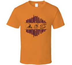 Cleveland City All Professional Sports Teams Super Fan T Shirt