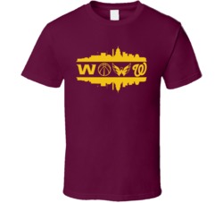 Washington Dc City All Professional Sports Teams Super Fan T Shirt