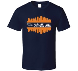 Denver City All Professional Sports Teams Super Fan T Shirt