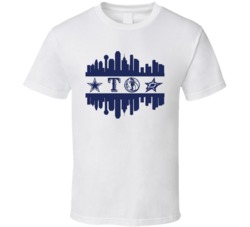 Dallas City All Professional Sports Teams Super Fan T Shirt
