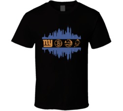New York City All Professional Sports Teams Super Fan T Shirt