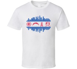 Los Angeles City All Professional Sports Teams Super Fan T Shirt