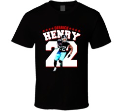 Derrik Henry King American Runner Back Tennessee Football 22 Sports T 