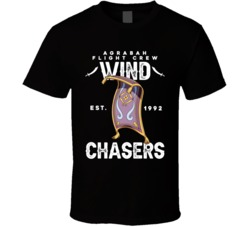 Agrabah Flight Crew Wind Chasers Establish 1992 Aladdin Parody T Shirt