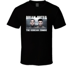 Brian Ortega Vs The Korean Zombie Fight Sports T Shirt