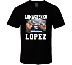 Lomachenko Vs Lopez Fight Boxing Match T Shirt