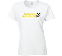 Advanced Auto Parts Logo Bruce Willis Die Hard Car Battery Ladies T Sh