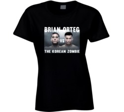 Brian Ortega Vs The Korean Zombie Fight Sports Ladies T Shirt