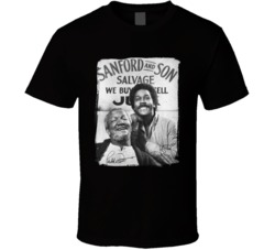 Sanford And Sons 70s Black Tv Show Worn Look T Shirt