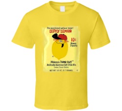 Pillbury's Funny Face Lefty Lemon Drink Mix Retro Food Wrapper Worn Lo