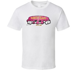 Bottle Caps The Soda Pop Candy Retro Ad Worn Look T Shirt