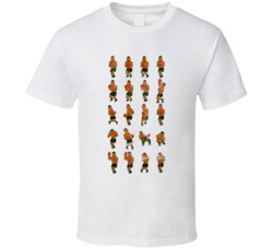 Mike Tyson Punch Out Moves Retro Video Game Gamer Fan Worn Look T Shir
